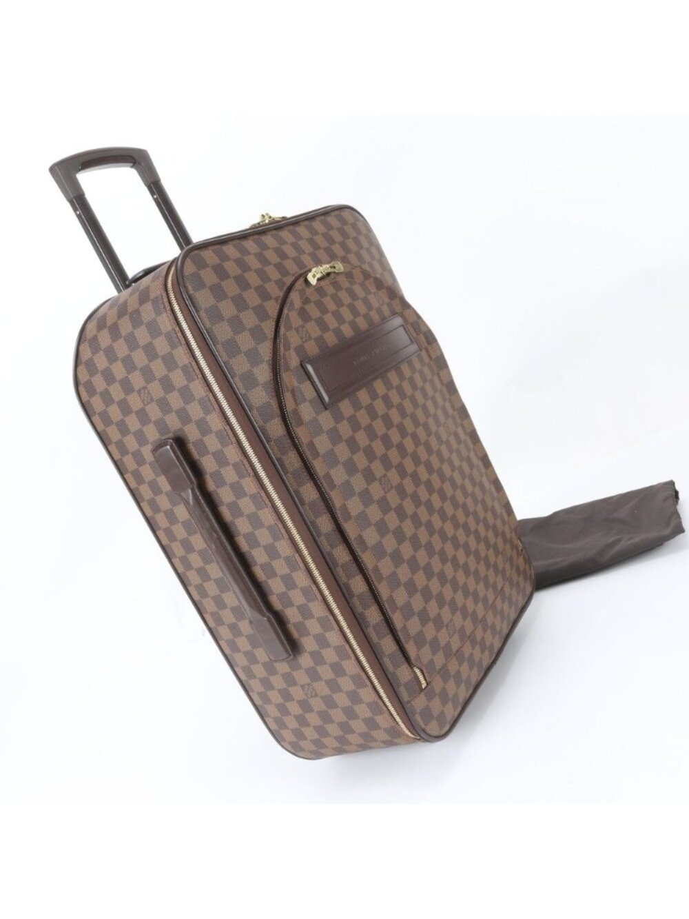 Louis Vuitton Damier Pegase 55 Leather Suitcase Carry Case Bag